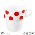 Taza estable vendedora caliente de la porcelana 9oz